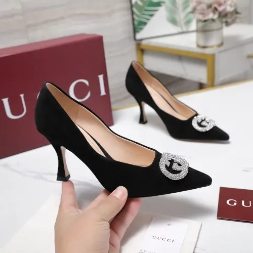 Replica Gucci High-Heeled Shoes For Women #1401084 $112.00 USD for Wholesale