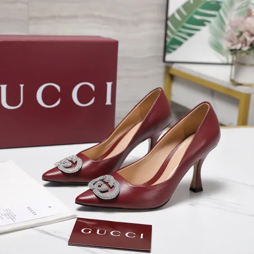 Cheap Gucci High-Heeled Shoes For Women #1401113, $$112.00 USD On Gucci High-Heeled Shoes
