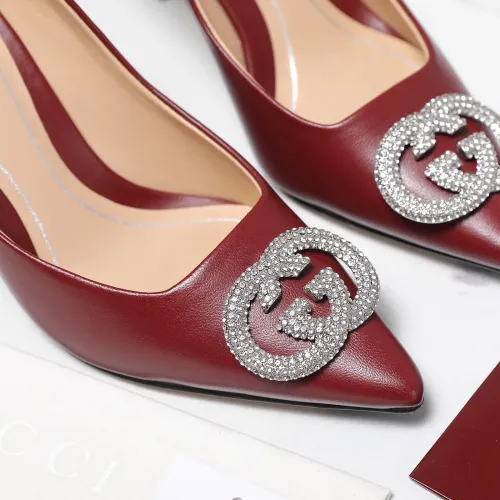 Replica Gucci High-Heeled Shoes For Women #1401113 $112.00 USD for Wholesale