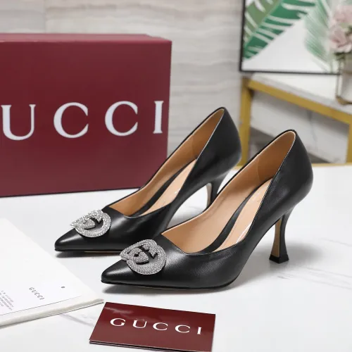 Cheap Gucci High-Heeled Shoes For Women #1401114, $$112.00 USD On Gucci High-Heeled Shoes