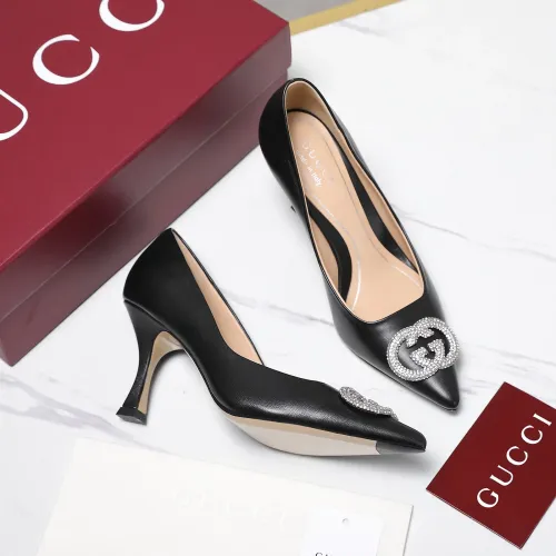 Replica Gucci High-Heeled Shoes For Women #1401114 $112.00 USD for Wholesale