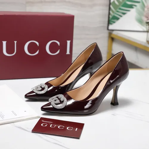 Cheap Gucci High-Heeled Shoes For Women #1401116, $$112.00 USD On Gucci High-Heeled Shoes