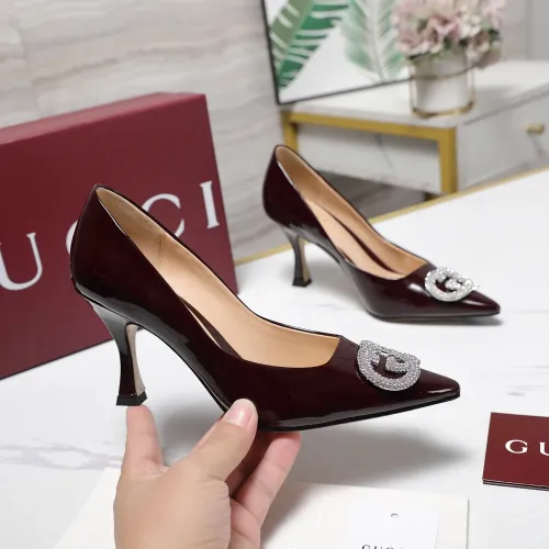 Replica Gucci High-Heeled Shoes For Women #1401116 $112.00 USD for Wholesale
