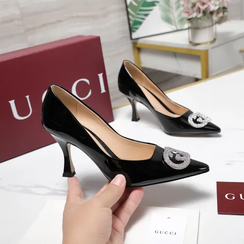 Replica Gucci High-Heeled Shoes For Women #1401117 $112.00 USD for Wholesale