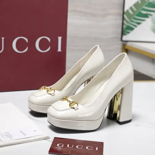 Cheap Gucci High-Heeled Shoes For Women #1401118, $$125.00 USD On Gucci High-Heeled Shoes