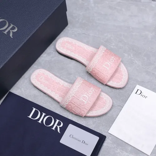 Replica Christian Dior Slippers For Women #1401135 $92.00 USD for Wholesale