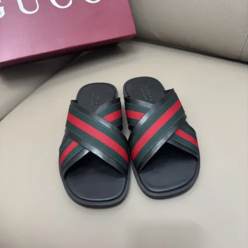 Replica Gucci Slippers For Men #1401158 $64.00 USD for Wholesale