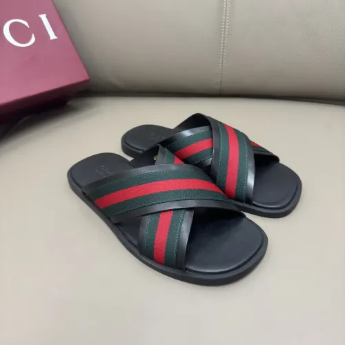 Replica Gucci Slippers For Men #1401158 $64.00 USD for Wholesale