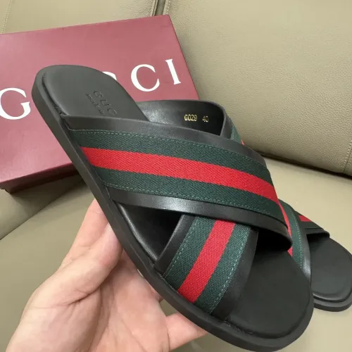 Replica Gucci Slippers For Men #1401158 $64.00 USD for Wholesale