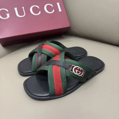 Replica Gucci Slippers For Men #1401164 $64.00 USD for Wholesale