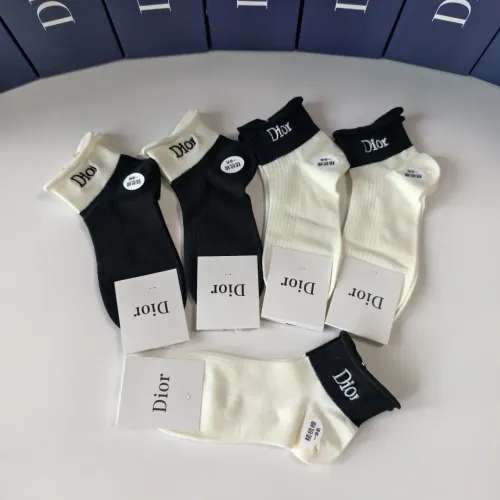 Replica Christian Dior Socks #1401174 $29.00 USD for Wholesale