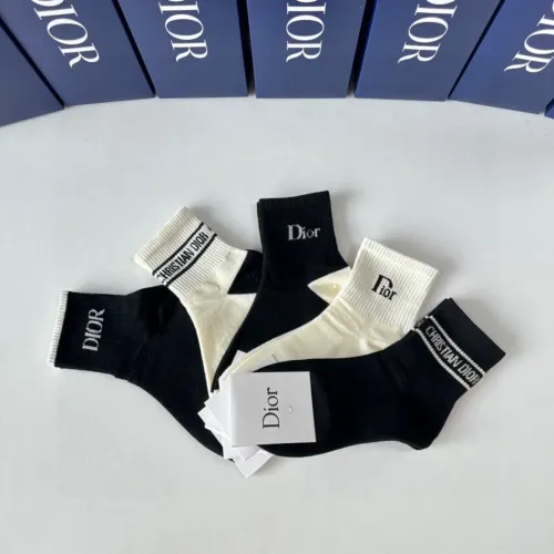 Replica Christian Dior Socks #1401182 $27.00 USD for Wholesale