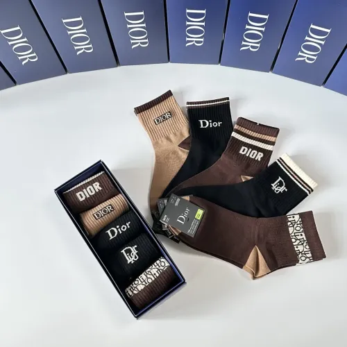 Replica Christian Dior Socks #1401183 $27.00 USD for Wholesale