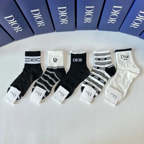 Replica Christian Dior Socks #1401184 $27.00 USD for Wholesale