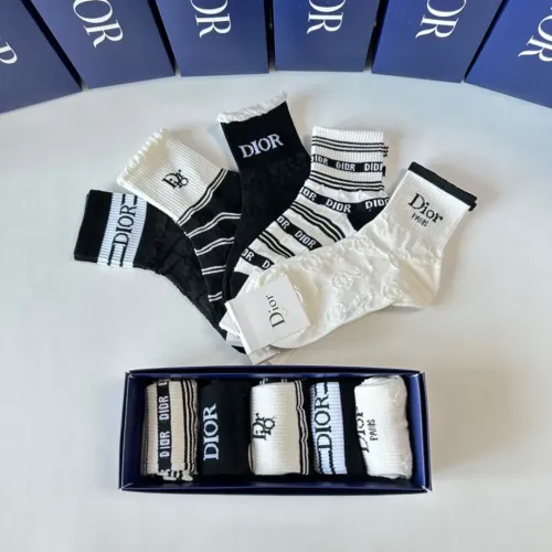 Replica Christian Dior Socks #1401184 $27.00 USD for Wholesale