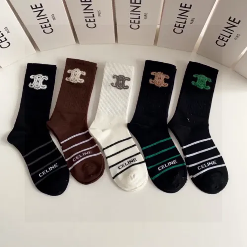 Replica Celine Socks #1401185 $29.00 USD for Wholesale