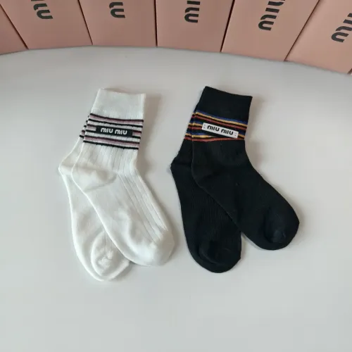 Replica MIU MIU Socks #1401188 $29.00 USD for Wholesale