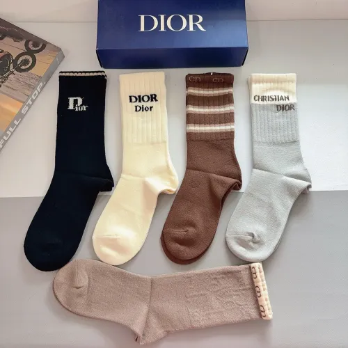 Replica Christian Dior Socks #1401205 $29.00 USD for Wholesale