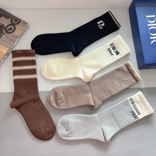 Replica Christian Dior Socks #1401205 $29.00 USD for Wholesale