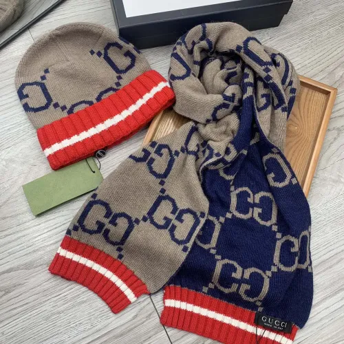 Cheap Gucci Hat and Scarf Set #1401308, $$52.00 USD On Gucci Hat and Scarf and Glove Set