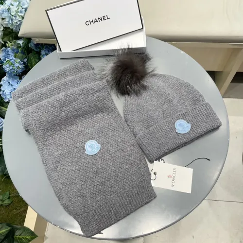 Cheap Moncler Hat and Scarf Set #1401320, $$64.00 USD On Moncler Hat and Scarf and Glove Set