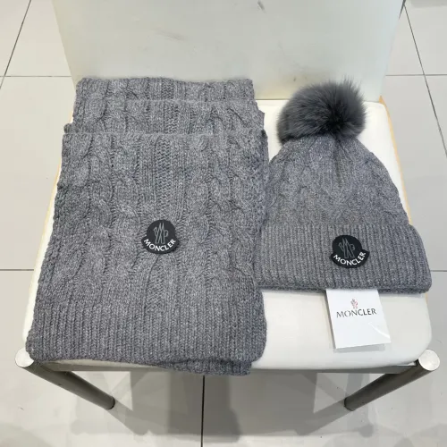 Cheap Moncler Hat and Scarf Set #1401328, $$68.00 USD On Moncler Hat and Scarf and Glove Set