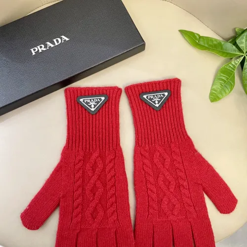 Replica Prada Gloves #1401349 $40.00 USD for Wholesale