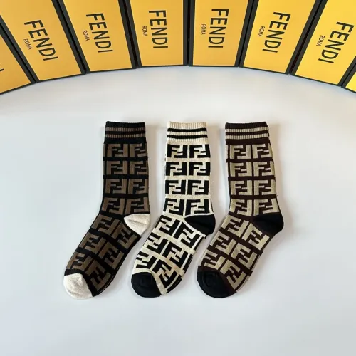 Replica Fendi Socks #1401401 $27.00 USD for Wholesale