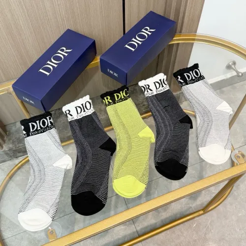 Replica Christian Dior Socks #1401467 $29.00 USD for Wholesale
