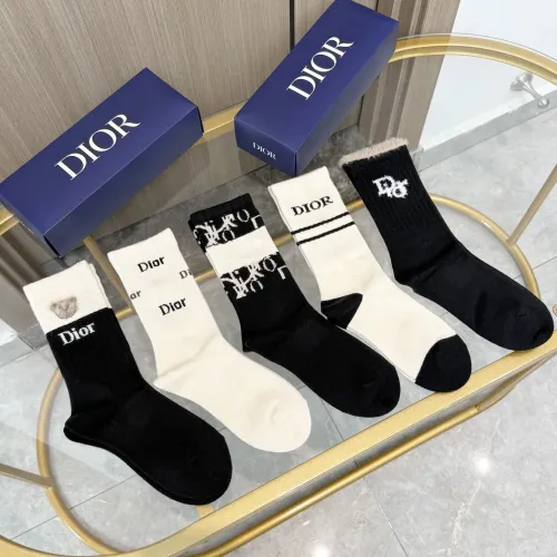 Replica Christian Dior Socks #1401468 $29.00 USD for Wholesale