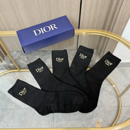 Replica Christian Dior Socks #1401472 $36.00 USD for Wholesale