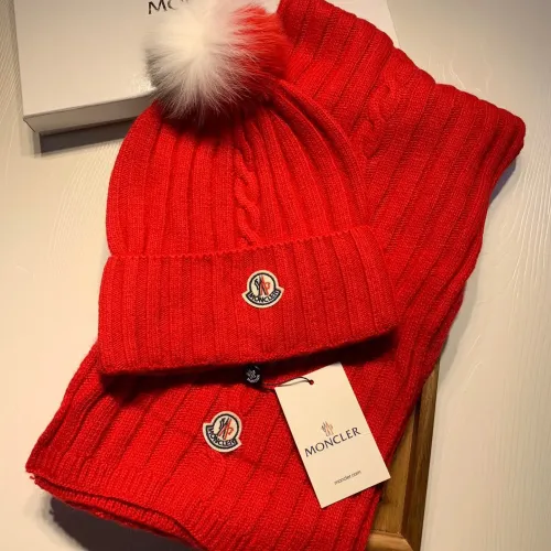 Cheap Moncler Hat and Scarf Set #1401859, $$60.00 USD On Moncler Hat and Scarf and Glove Set