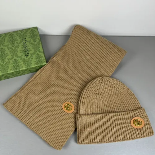 Cheap Gucci Hat and Scarf Set #1401870, $$45.00 USD On Gucci Hat and Scarf and Glove Set
