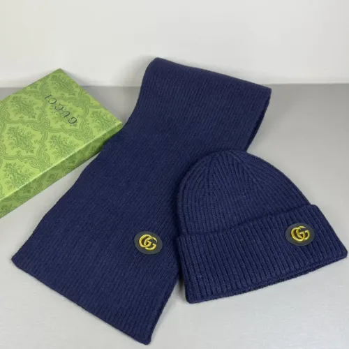 Cheap Gucci Hat and Scarf Set #1401872, $$45.00 USD On Gucci Hat and Scarf and Glove Set