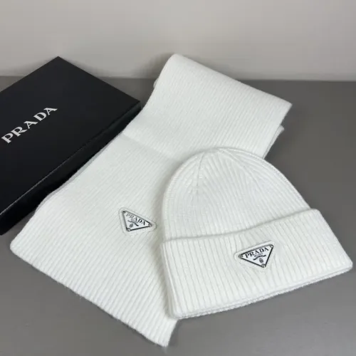 Cheap Prada Hat and Scarf Set #1401874, $$45.00 USD On Prada Hat and Scarf and Glove Set