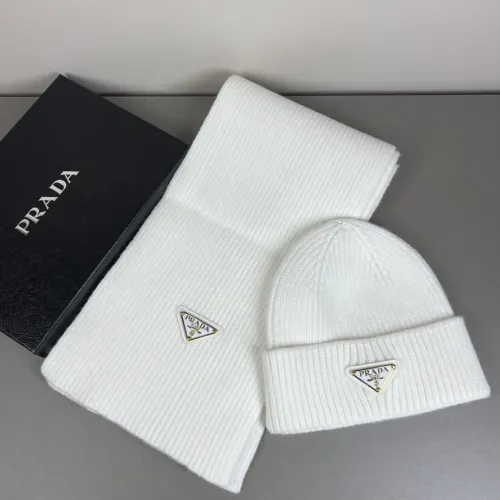 Cheap Prada Hat and Scarf Set #1401875, $$45.00 USD On Prada Hat and Scarf and Glove Set