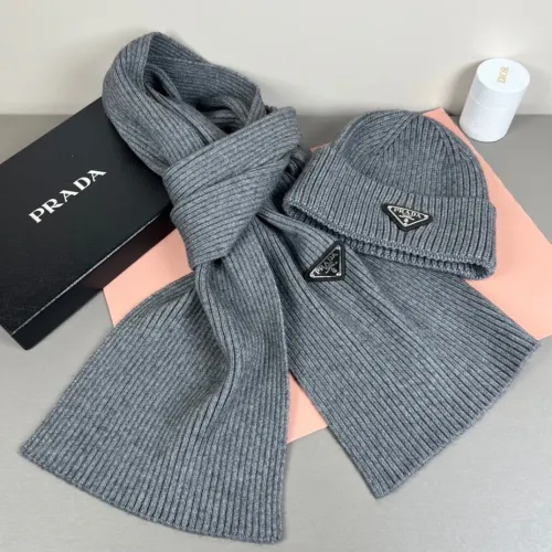 Replica Prada Hat and Scarf Set #1401876 $45.00 USD for Wholesale