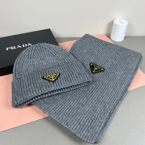 Replica Prada Hat and Scarf Set #1401877 $45.00 USD for Wholesale