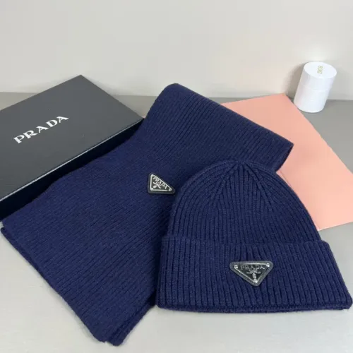 Cheap Prada Hat and Scarf Set #1401881, $$45.00 USD On Prada Hat and Scarf and Glove Set