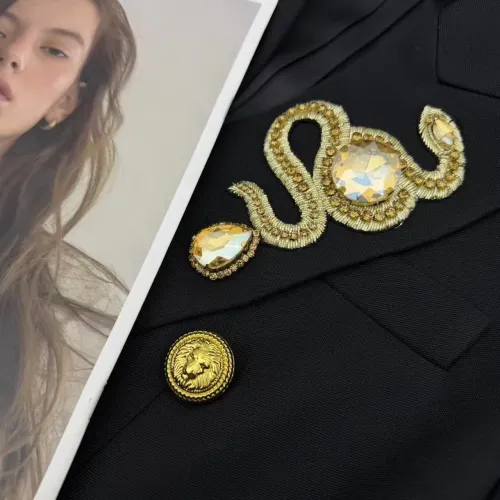 Replica Balmain Jackets Long Sleeved For Women #1401917 $130.00 USD for Wholesale