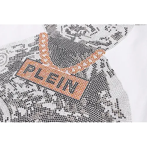 Replica Philipp Plein PP Oversize T-Shirts Short Sleeved For Men #1401928 $29.00 USD for Wholesale