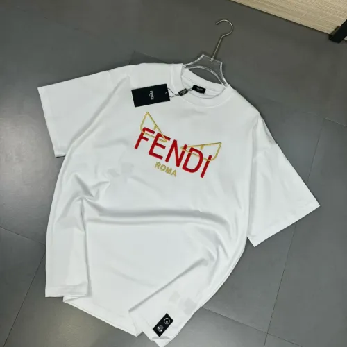 Cheap Fendi T-Shirts Short Sleeved For Unisex #1402108, $$32.00 USD On Fendi T-Shirts