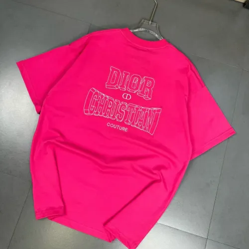 Replica Christian Dior T-Shirts Short Sleeved For Unisex #1402125 $32.00 USD for Wholesale