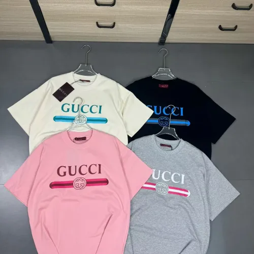 Replica Gucci T-Shirts Short Sleeved For Unisex #1402137 $32.00 USD for Wholesale