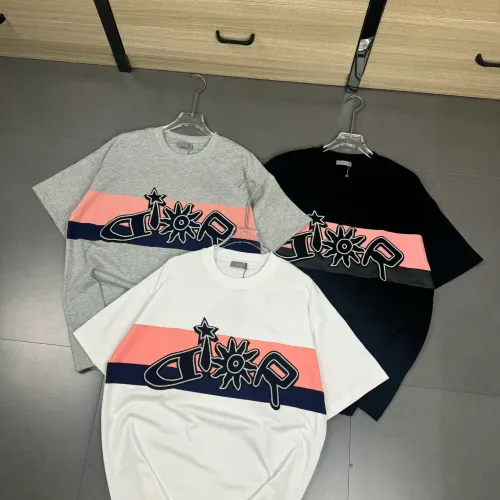 Replica Christian Dior T-Shirts Short Sleeved For Unisex #1402213 $32.00 USD for Wholesale