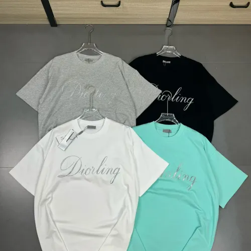 Replica Christian Dior T-Shirts Short Sleeved For Unisex #1402225 $32.00 USD for Wholesale