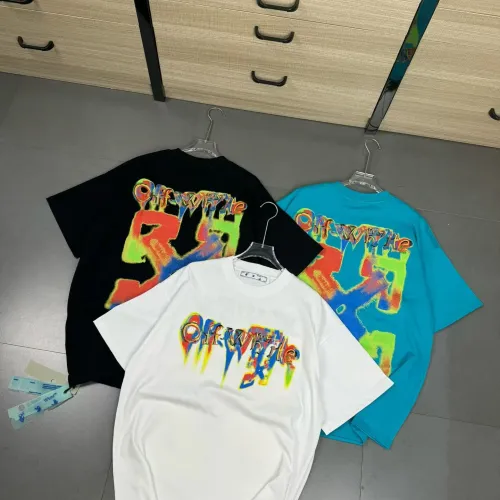 Replica Off-White T-Shirts Short Sleeved For Unisex #1402283 $32.00 USD for Wholesale