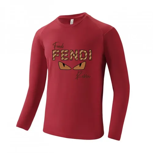 Cheap Fendi T-Shirts Long Sleeved For Men #1402547, $$42.00 USD On Fendi T-Shirts