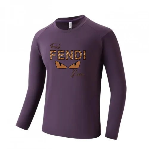 Cheap Fendi T-Shirts Long Sleeved For Men #1402548, $$42.00 USD On Fendi T-Shirts