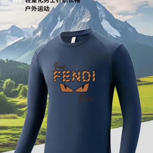 Cheap Fendi T-Shirts Long Sleeved For Men #1402550, $$42.00 USD On Fendi T-Shirts